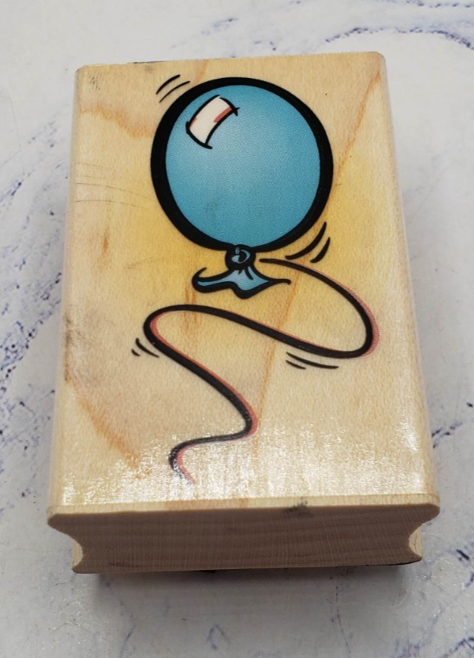 Hero Arts D1207 Floating Balloon Party Wood Mounted Rubber Stamp